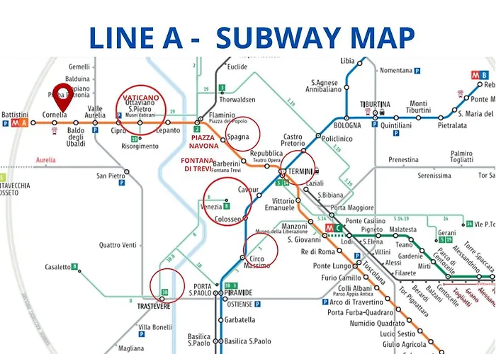 Casa Giorgia A 4 Fermate Metro Dal Vaticano *
